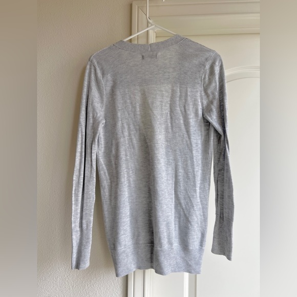 HOLLISTER GRAY CARDIGAN SWEATER - Picture 2 of 3